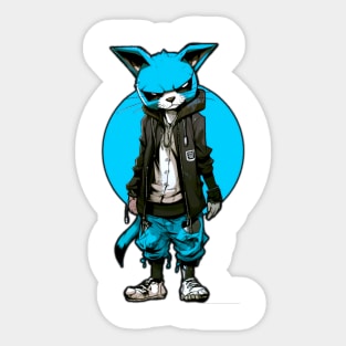 Bluey Fox Sticker